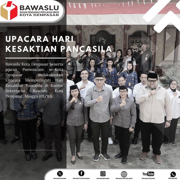 Upacara Hari Kesaktian Pancasila 1 Oktober 2023