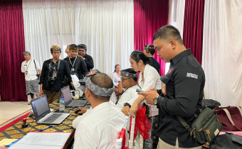 Pengawasan verifikasi berkas pendaftaran bakal pasangan calon Walikota dan Wakil Walikota Denpasar