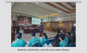 Bawaslu Denpasar, Ajak Pelajar Awasi Pemilu