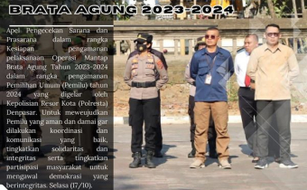 Apel Kesiapan Operasi Brata Agung 2023-2024