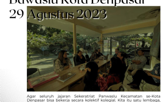 Supervisi di Panwaslu Kecamatan se-Kota Denpasar