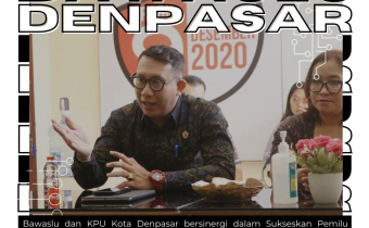 Bawaslu dan KPU Kota Denpasar bersinergi dalam Sukseskan Pemilu Tahun 2024