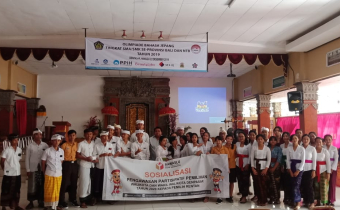 Sosialisasi Pengawasan Partisipatif Pemilih Pemula Kepada Siswa/Siswi SMKN 5 Denpasar