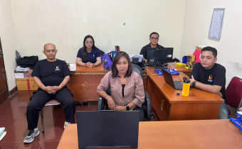 Divisi P2H sedang mengikuti daring 
